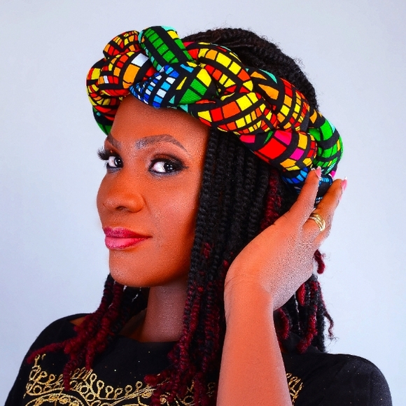 COPY - African/Ankara braided  headbands - Picture 1 of 5